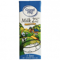 Grand Pré™ Milk 2% 1Litre Tetrapak