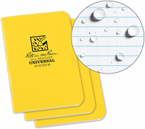 Rite In The Rain All-Weather Universal Stapled Notebooks 3-1/2" x 5-3/4" 3/Pkg