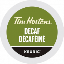 KCUPS DECAFFEINATED 24BX TIM HORTONS COFFEE