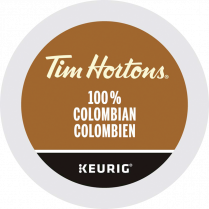 KCUPS 100% COLUMBIAN 24BX TIM HORTONS COFFEE