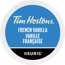 KCUPS FRENCH VANILLA 24BX TIM HORTONS COFFEE