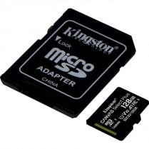 KCS+ MICROSD CARD 128GB KINGSTON CANVAS SELECT PLUS