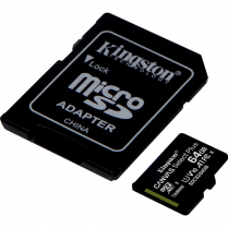 KCS+ MICROSD CARD 64GB KINGSTON CANVAS SELECT PLUS