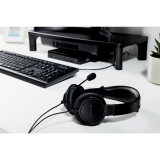 Kensington® USB Hi-Fi Headphones w Microphone Black