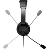 Kensington® USB Hi-Fi Headphones w Microphone Black