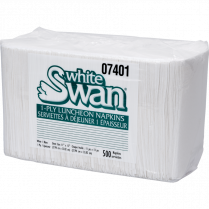 WHITE SWAN NAPKINS 1PLY 500/PK