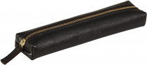 Flying Spirit Leather Pencil Case Mini 1-1/2" x 7-1/2" Black