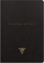 Clairefontaine Flying Spirit Notebook A5 5-3/4" x 8-1/4" Black