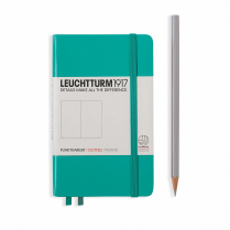 Leuchtturm Notebook A6 4-3/4" x 6-1/2" Dotted Emerald