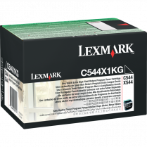 Lexmark® Toner Cartridge Extra High Yield Return Program C544X1KG Black