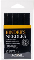 Lineco Bookbinder's Needles 5.125" 5/pkg