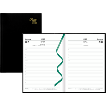 Letts Daily Planner 6" x 8" Black