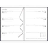 Letts® Titanium Weekly Planners Hard Metallic Cover 12 months 8-1/4"x5-7/8" Multilingual Charcoal