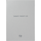 Letts® Titanium Weekly Planners Hard Metallic Cover 12 months 8-1/4"x5-7/8" Multilingual Silver