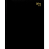 Letts® Standard Daily Quarto Planner 10-1/2"x8-3/8" English Black