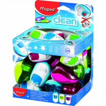 Maped® Clean Pencil Sharpener Double Hole Assorted Colours