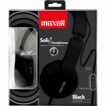 SOLID 2 HEADPHONES BLACK MAXELL