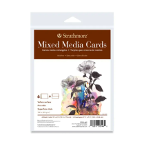 Strathmore Mixed Media Cards 5" x 7" Vellum 6/Pkg