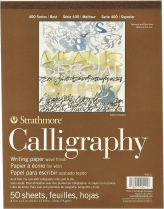 Strathmore Calligraphy Writing Paper Pad 8-1/2" x 11" 50 Sheets