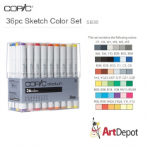 Copic Sketch Marker Set Basic 36/Set