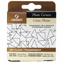Canson Photo Corners Clear 250/Pkg