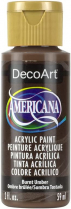 Americana Acrylic Paint 2oz Burnt Umber