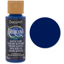 Americana Acrylic Paint 2oz Ultra Deep Blue