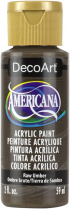 Americana Acrylic Paint 2oz Raw Rumber
