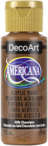 Americana Acrylic Paint 2oz Milk Chocolate