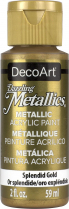 DecoArt Dazzling Metallics 2oz Splendid Gold