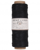 Hemptique Hemp Cord #10 Black 205'