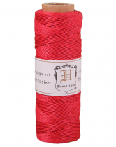 Hemptique Hemp Cord #10 Red 205'