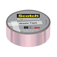 Scotch Expressions Washi Tape Iridescent Pink