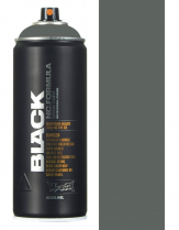 Montana BLACK Spray Paint 400ml Rhino