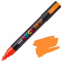 Posca PC-5M Paint Marker Medium Bullet Fluorescent Orange