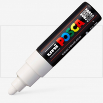 Posca PC-7M Paint Marker Broad Bullet White
