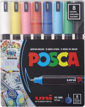 Posca PC-1MR Paint Marker Set Extra Fine 8/Set