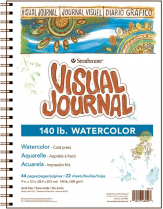Strathmore Visual Journal 140lb Watercolour 9" x 12" 34sheets