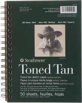 Strathmore Toned Tan Sketch Book 5" x 8"