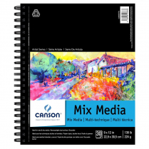 Canson Mixed Media Sketchbook 5-1/2" x 8-1/2" 30sheets