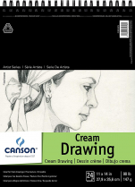 Canson Cream Drawing Pad 9" x 12" 24sheets