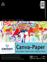 Canson Canva-Paper Pad 9" x 12" 10sheets