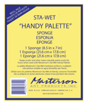 Masterson Sta-Wet Handy Palette Sponge Refill 8-1/2" x 7"