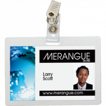 Merangue Self-Laminating ID Tags 4" x 2-1/2" 6/pkg