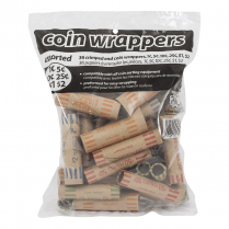 Merangue The Coin-Tainer® Coin Wrappers Assorted 36/pkg
