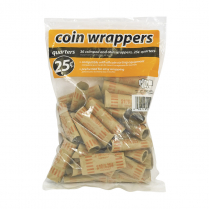 Coin Wrappers Quarter 36/Pkg
