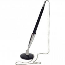 Merangue Stay Put Security Pen with Chain & Base