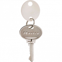 Master Lock® Plastic Key Tags Round White 1-1/4" 20/pkg