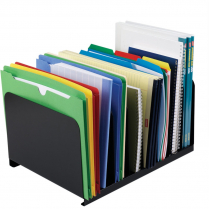 Steelmaster Desktop Vertical Organizer Black