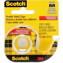 Scotch® Double Stick Tape 1/2" (12.7mm x 6.3m)